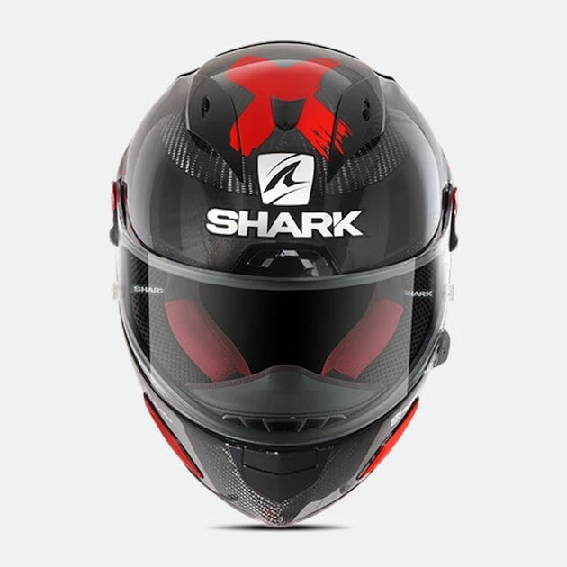 Casco Integrale Shark Race-R Pro GP Lorenzo Winter Test 99 Carbonio-Antracite-Rosso - immagine 4
