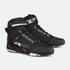 Scarpe Moto Ixon KILLER Nero-Bianco-Rosso
